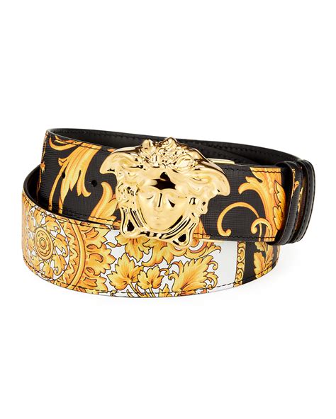 yellow versace belt|versace men's belts on clearance.